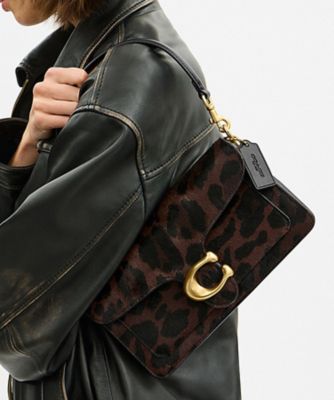 ＜COACH＞タビー　ショルダー　バッグ　２６・ヘアカーフ・レオパード　プリント